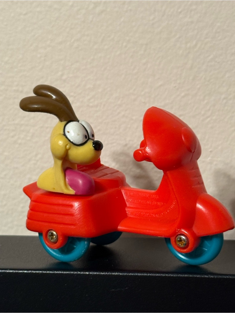 💙5/$22-Garfield Odie Red Scooter Figure Toy Vehicle Cartoon Network Jim Davis
